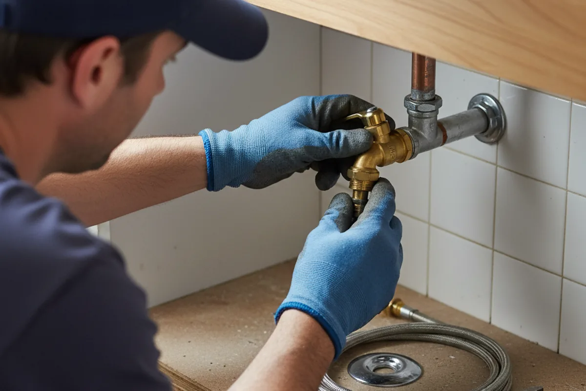 Shutoff valve and fitting work during Emergency Plumbing in San Juan Capistrano